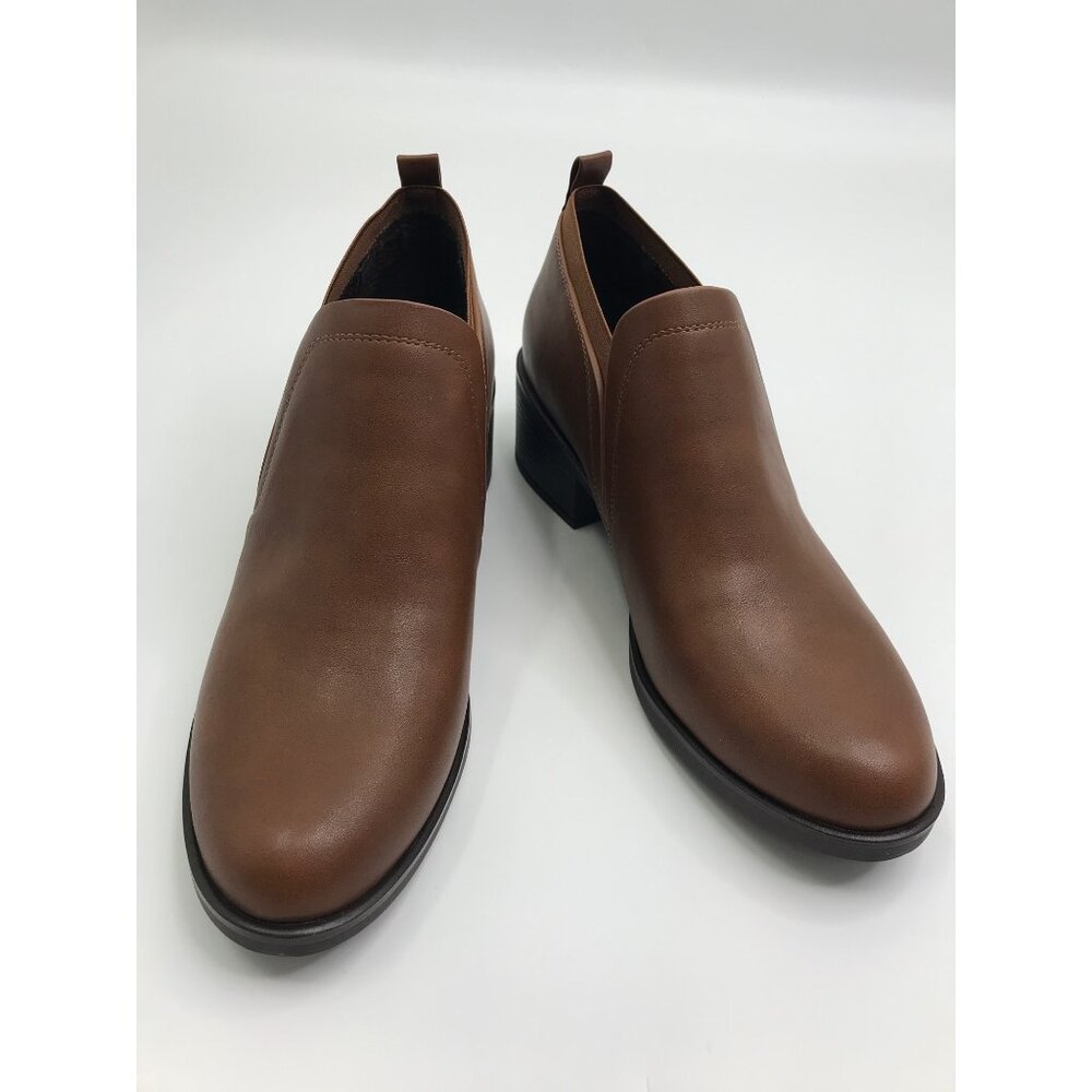 White Mountain Culvert Ankle Bootie Boot Slip On Chestnut Brown 10 NEW